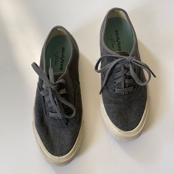 J.Crew Seavees Wool Lace Up Sneakers - Picture 1 of 5